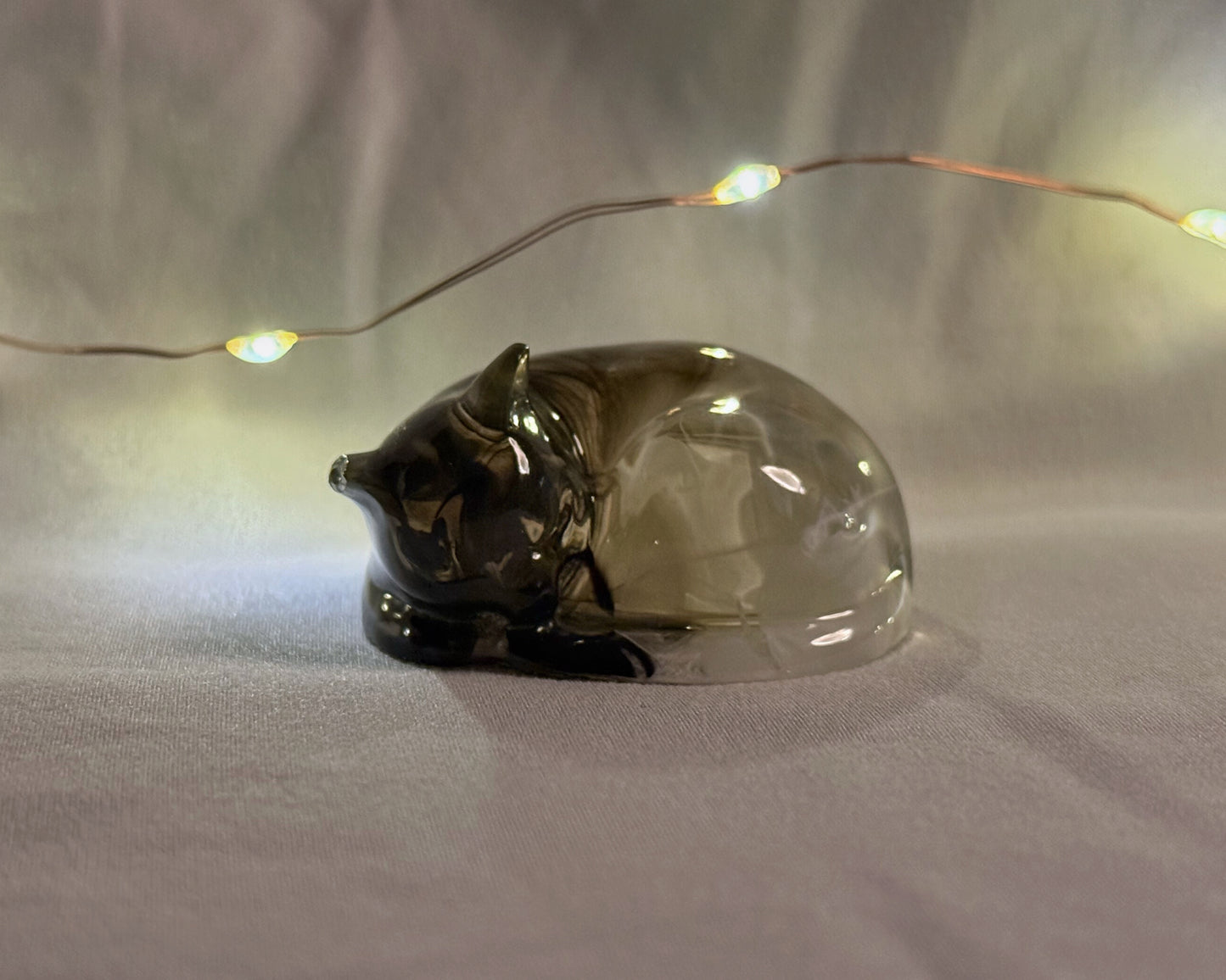 Small Sleeping Cat Smoke