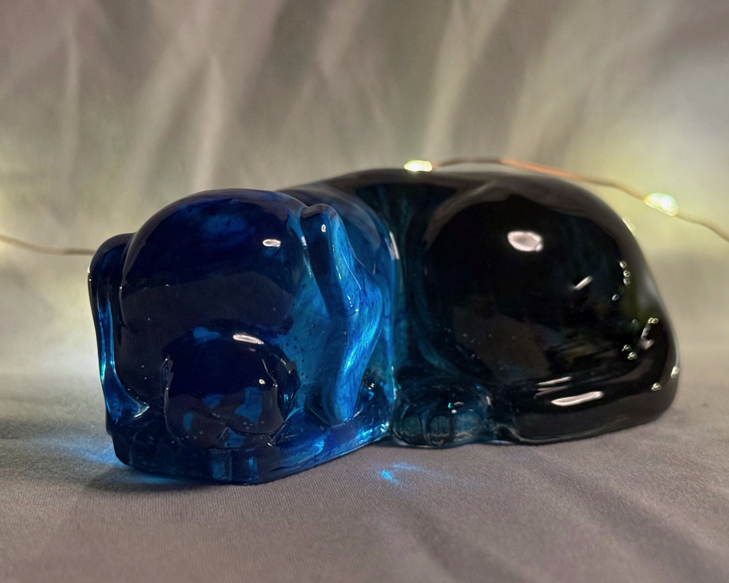 Large Sleeping Dog Sapphire