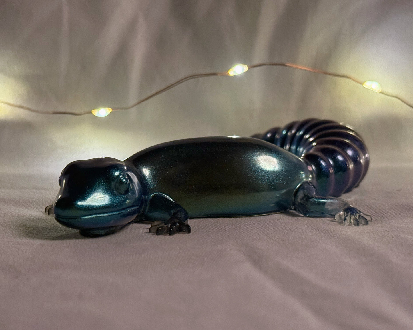 Blue Metallic Lizard