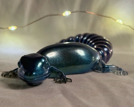 Blue Metallic Lizard