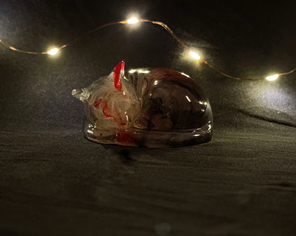 Medium Sleeping Cat Ember