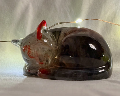 Medium Sleeping Cat Ember