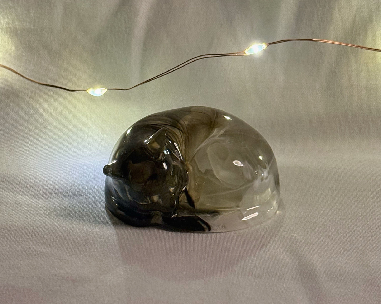 Small Sleeping Cat Smoke