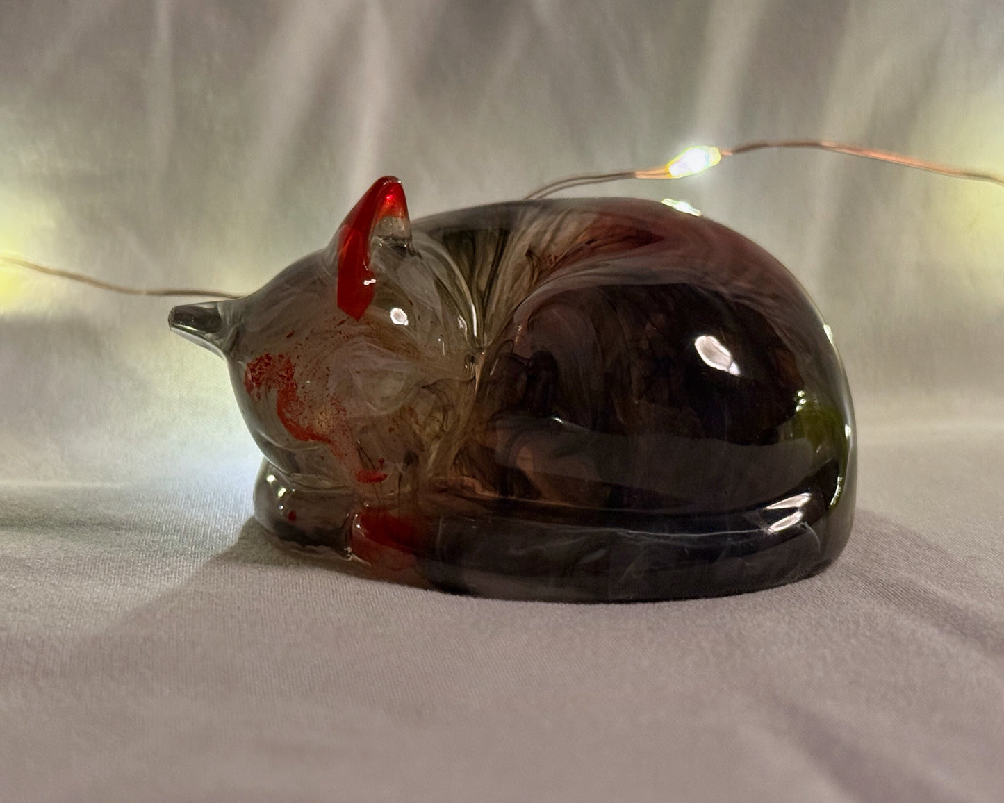 Medium Sleeping Cat Ember