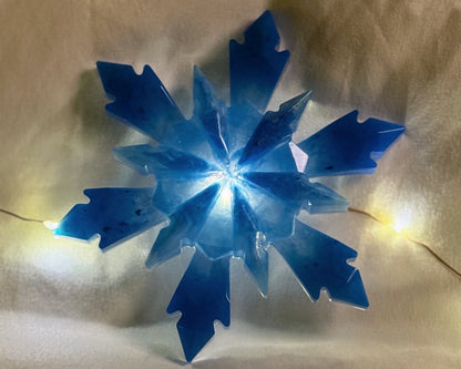 Blue Crystal Snowflake