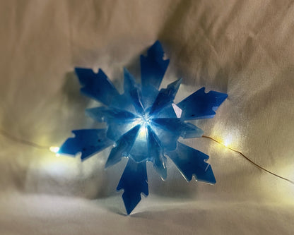 Blue Crystal Snowflake